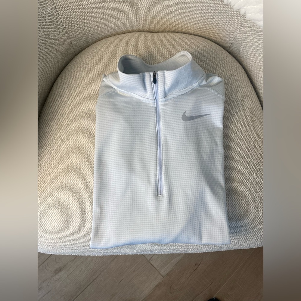 Nike Gray Quarter-Zip Pullover - image 1
